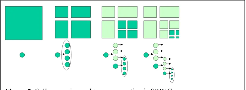 Figure 5. Cell generation and tree construction in STING. 