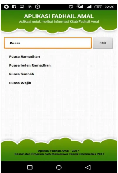 Gambar 3. Form Hasil Pencarian 