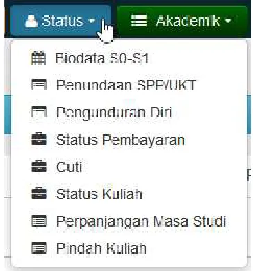 Gambar 12. Status Sub-menu 