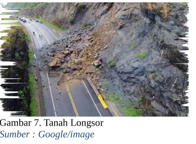 Gambar 7. Tanah Longsor