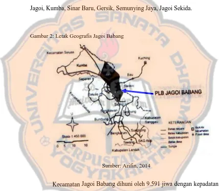Gambar 2: Letak Geografis Jagoi Babang