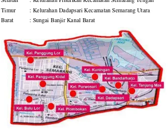 Gambar 5. Peta Kecamatan Semarang Utara 