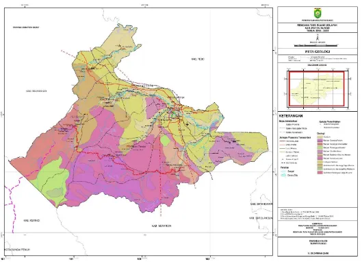 Gambar 4. Peta Geologi Kabupaten Bungo  
