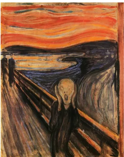 Gambar 1. Karya Eduard Munch "The Scream" (1983) 