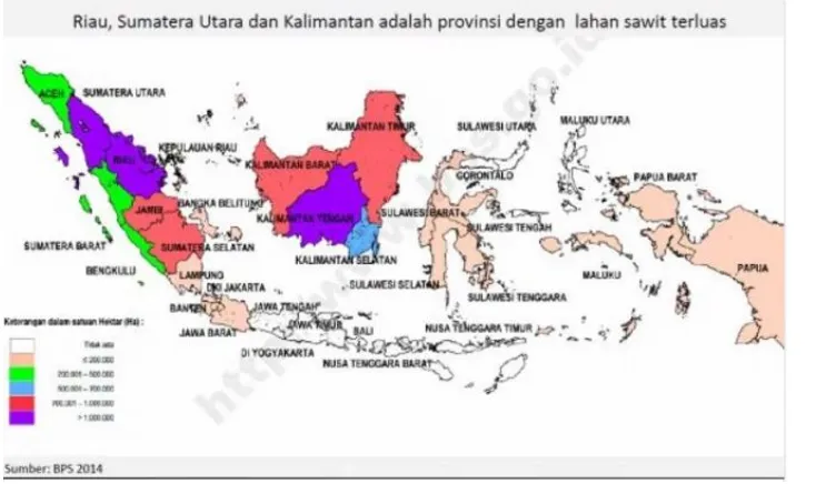 Gambar 2.1. Penyebaran PT. Perkebunan Nusantara I – XIV (Persero) 