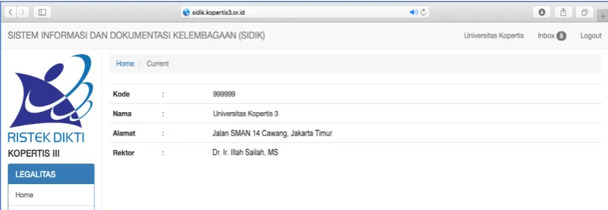 Gambar 2. Halaman Home/Beranda 
