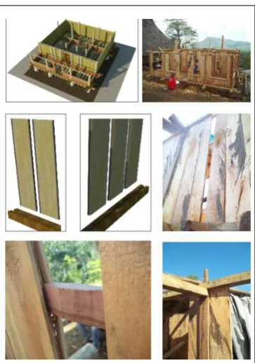 Gambar 7. Memasang dinding papan dan 