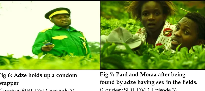 Fig 7: Paul and Moraa after being 
