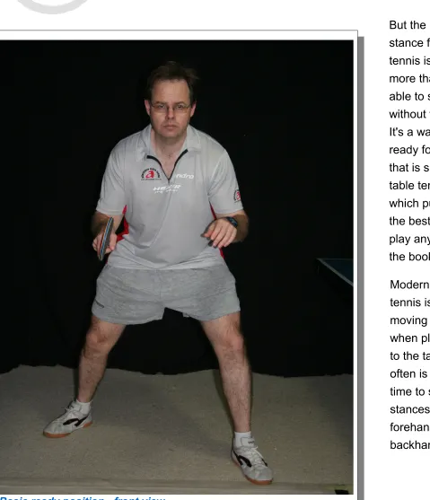 table tennis, and 