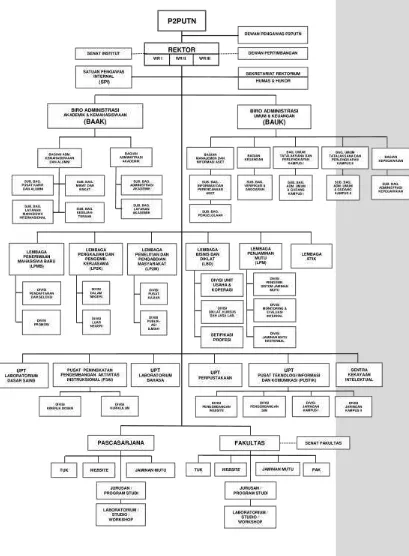 Gambar 1.1. Struktur Organisasi ITN Malang 