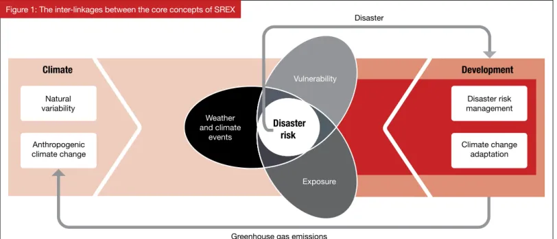 Figure 1: The inter-linkages between the core concepts of SREX