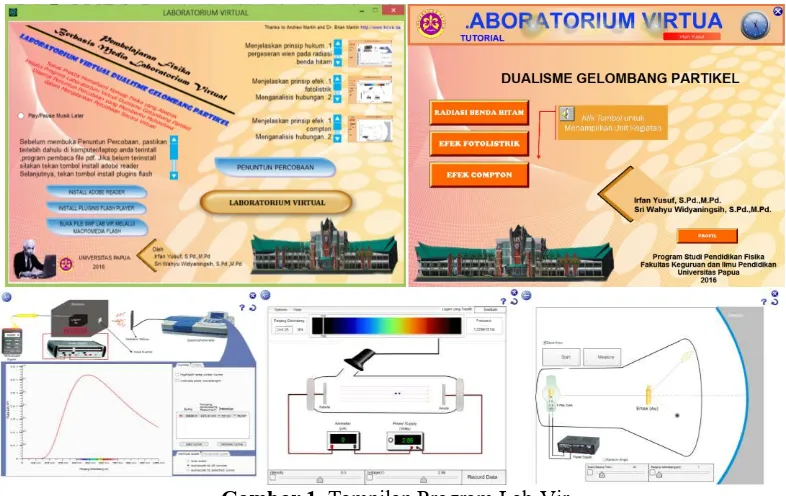 Gambar 1. Tampilan Program Lab-Vir 