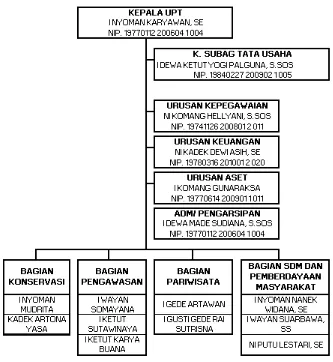 Gambar 3 Struktur Organisasi UPT KKP 