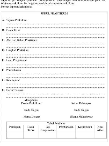 Tabel Penilaian 