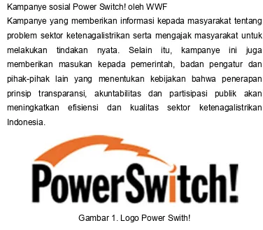 Gambar 1. Logo Power Swith!