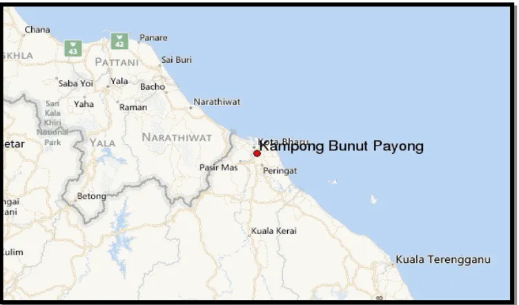 Gambar 1: Peta Kampung Bunut Payong