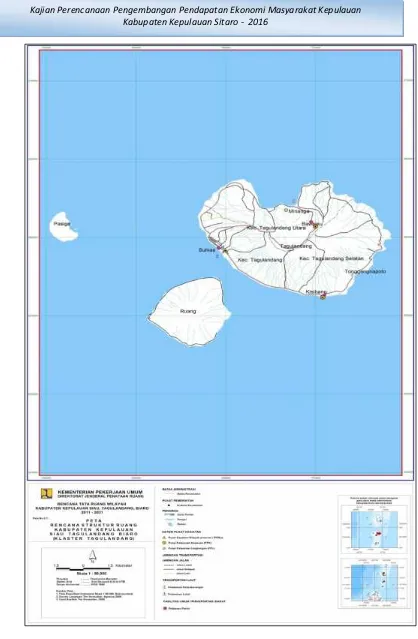 Gambar 4.3.2Rencana Struktur Ruang Wilayah Kabupaten Kepulauan Siau Tagulandang Biaro,