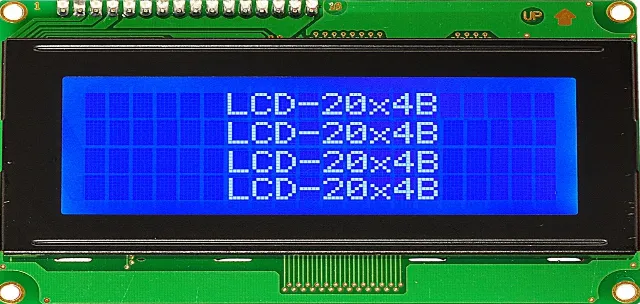 Gambar 4. Tampilan LCD 20 x 4