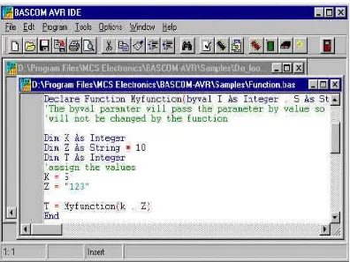 Gambar 2.7 Tampilan program BASCOM AVR