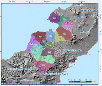 Tabel VI.1 http://sulut.bps.go.idRekapitulasi Kecamatan di Kabupaten Minahasa Selatan 