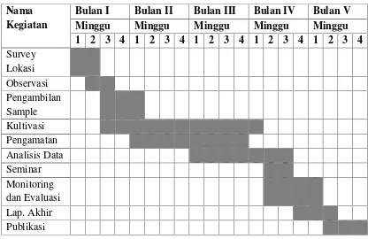 Tabel 1. Rancangan Biaya Penelitian