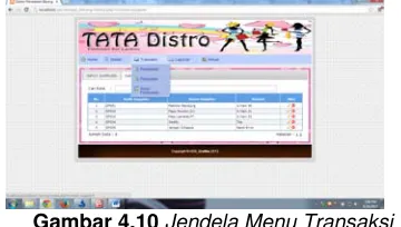 Gambar 4.12   Tampilan menu input 