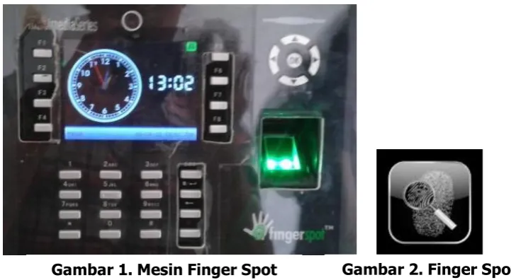 Gambar 1. Mesin Finger Spot 
