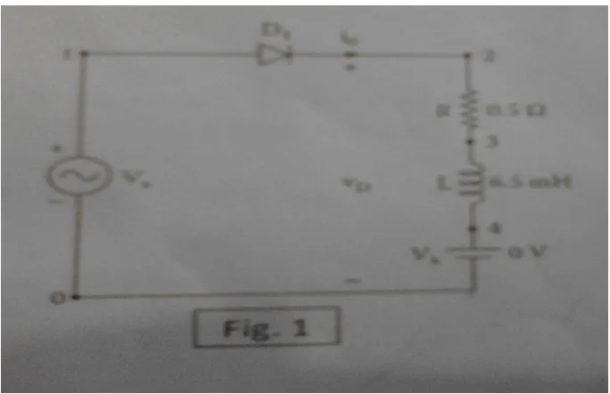 Gambar 12 : Rangkaian single phase half wave diode rectifier. 