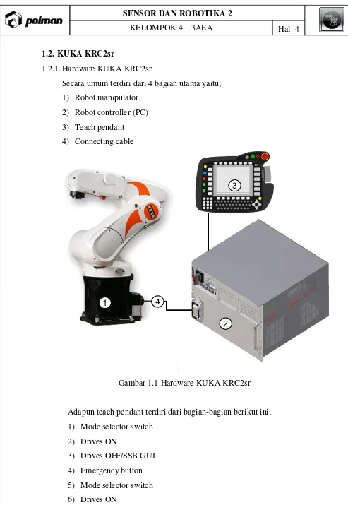 Gambar 1.1 Hardware KUKA KRC2sr 