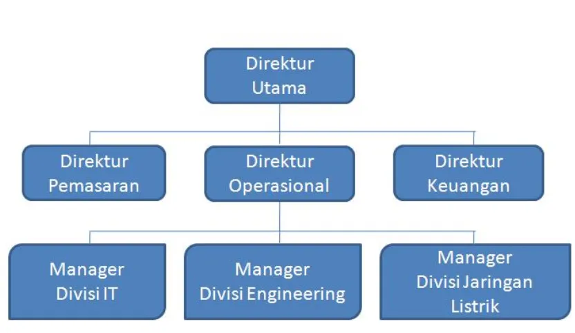 Gambar III.1. Struktur Organisasi PT.XXXXXX