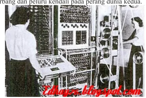 Gambar 1. (Contoh Computer Generasi Pertama Z3)
