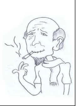 Gambar IV.14 Hasil pewarnaan karakter kartun Pak Haji -Benny 