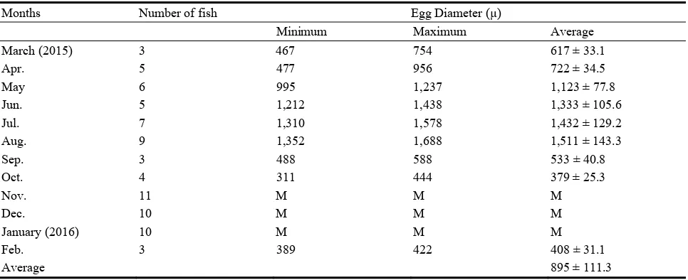 Table 2  Monthly variations in sex ratio of L. mormyrus from Al-Haneah coast.