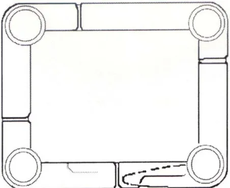 Figure 1. Stem-enclosing technique, Schematic plan view.  