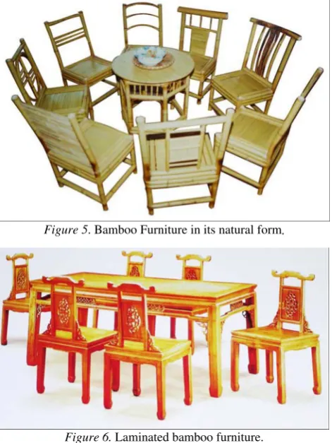 Figure 5. Bamboo Furniture in its natural form.  