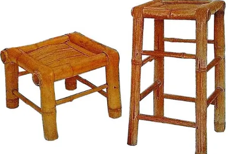 Figure 18.  A stool developed from a square surface with increased heig.  