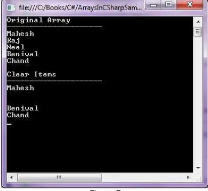 Figure 7    Get the size of an array  