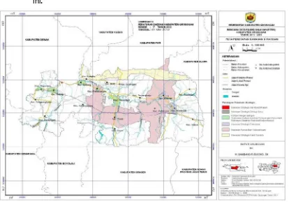 Gambar 2.4. Peta Penetapan Kawasan Strategis Kabupaten Grobogan 