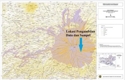 Gambar 1. Peta Taman Nasional Gunung Merbabu (Anonim 3, 2013). 
