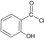 Gambar 2.2 Struktur 2-hidroksibenzoil klorida