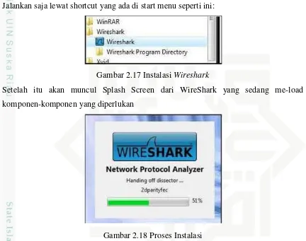 Gambar 2.17 Instalasi Wireshark