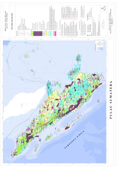 Gambar  12 Peta Rencana Pola Ruang Pulau Sumatera