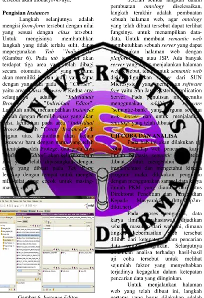 Gambar 6. Instance Editor 