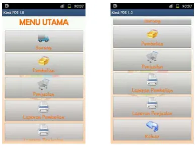 Gambar 4.1 Tampilan Halaman Menu Utama 