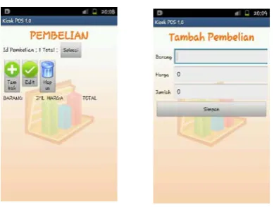 Gambar 4.2 Tampilan Halaman Barang 