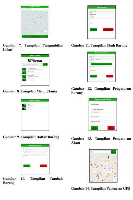 Gambar 7. Tampilan Pengambilan 