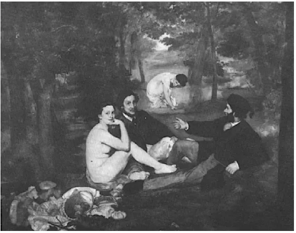 Gambar 5. Le De Jeuner Sur I’Herbe, karya Manet