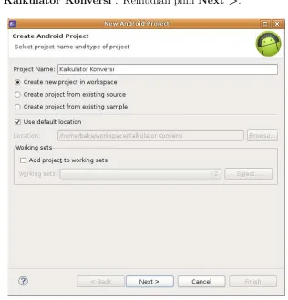 Gambar 1.2: Android Project