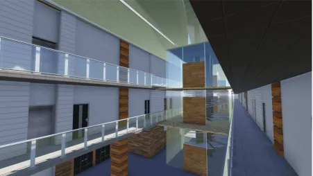 Gambar 91. Perspektif Interior Pre Function Lobby 
