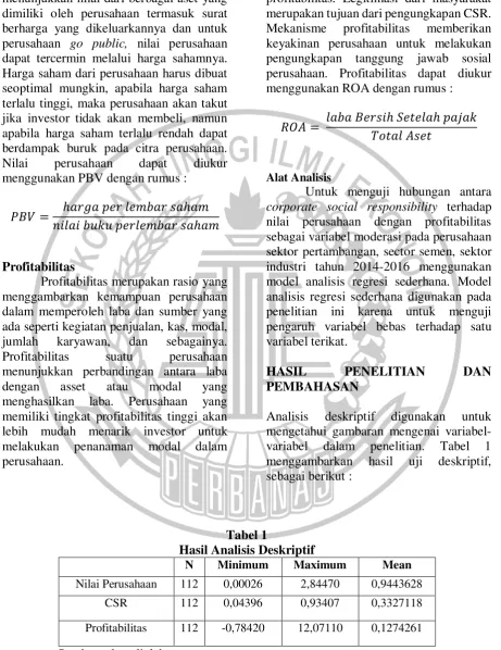 Tabel 1 